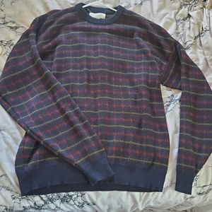 Vintage plaid grandpa sweated